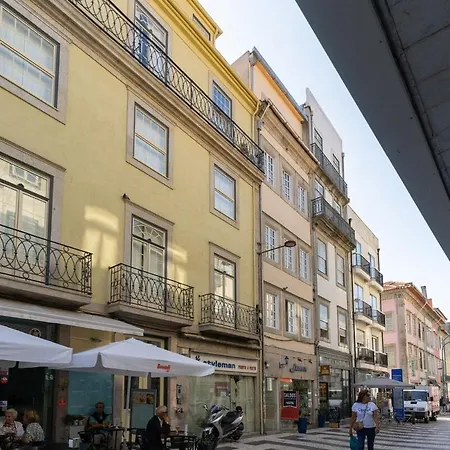 Apartament Great Flat W. Balcony On Iconic Pedestrian Street Porto